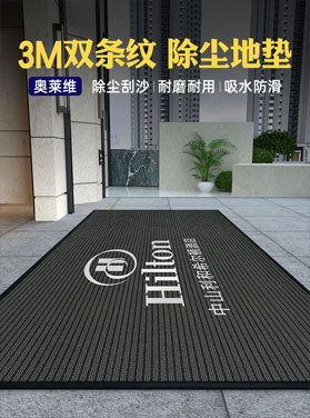 3M雙條紋，除塵地墊